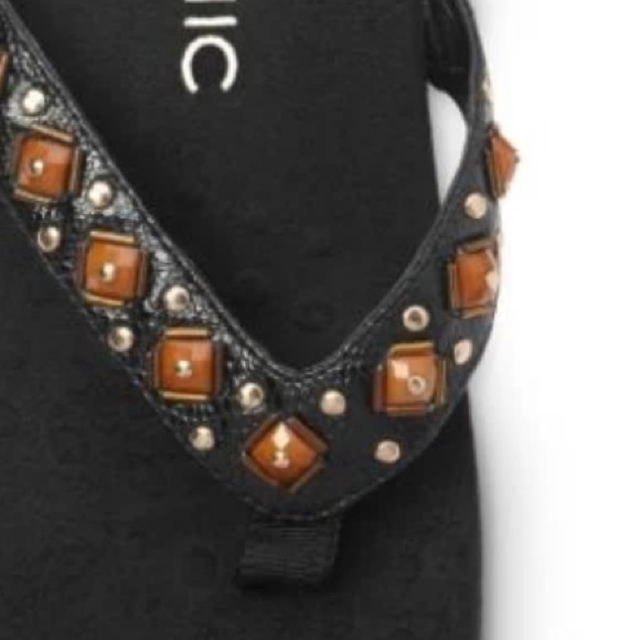 Vionic Rest Floriana Beaded Thong Arch Support  Flip Flops Lightweight EVA Flats - Picture 14 of 16